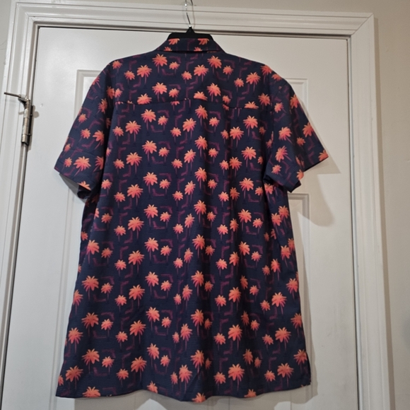 Rifle Retro Rising Palm Short Sleeve Button Down Size 2XL - Picture 7 of 8